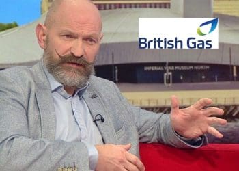 Chris O'Shea on BBC Breakfast and the British Gas logo