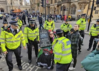 DPAC are BACK: mass protest causes chaos in Westminster as disabled people block roads
