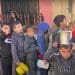 Children queue for food in Gaza Gaza aid maritime corridor Israel