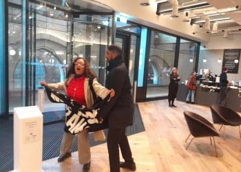 Insure Our Futures City of London action
