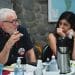 Jeremy Corbyn and Zarah Sultana looking at each other Israel
