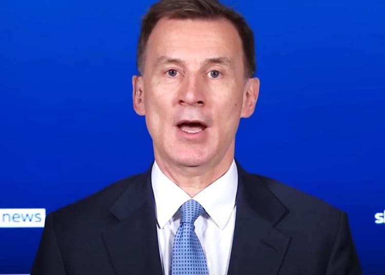 Jeremy Hunt open mouthed Spring Budget public sector