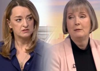 Laura Kuenssberg and Harriet Harman