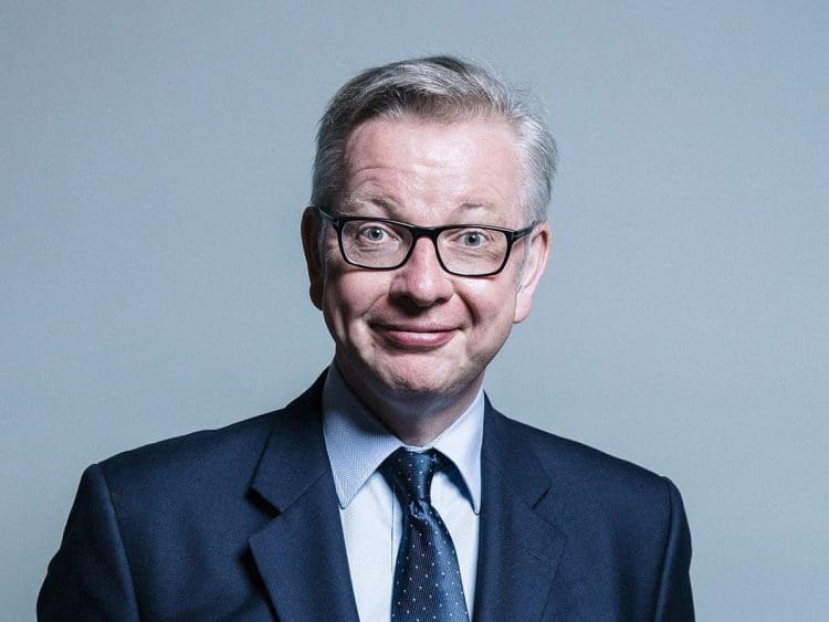 Michael Gove smirking leaseholders ground rent