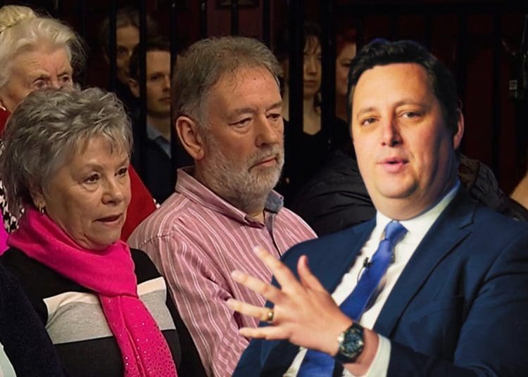 BBCQT audience members with Ben Houchen on the right