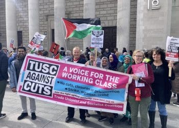 A TUSC protest local elections