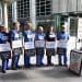 Protesters target the GMC over its complicity in worsening public health
