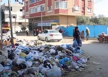 Gaza waste piling up Israel living hell