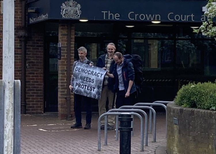 Heathrow three outside court drones