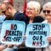 NHS privatisation protest against big US pharma