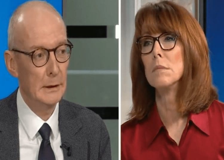 Pat McFadden and Kay Burley Labour Israel