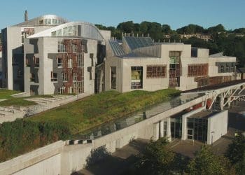 Scotland net zero parliament building
