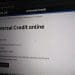 Universal Credit login screen DWP