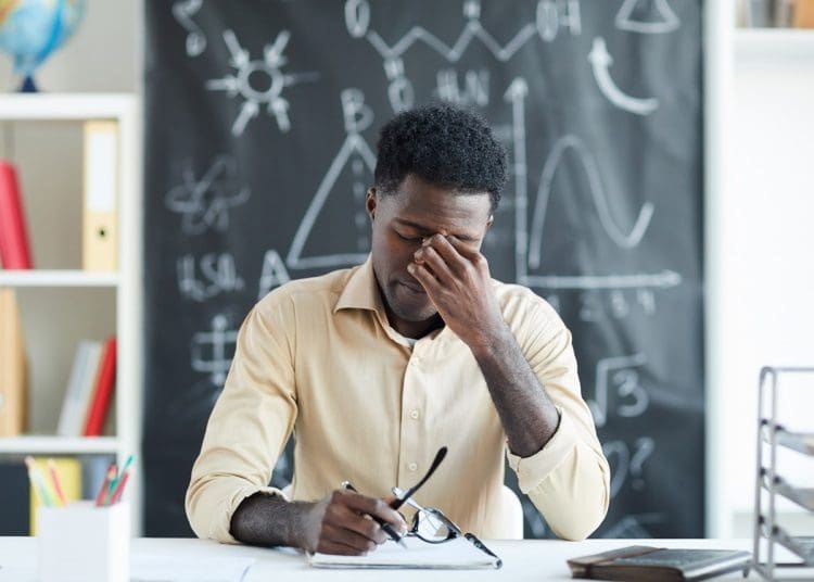 teacher recruitment a stressed teacher