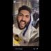 A man with an Israel flag UK universities Gaza