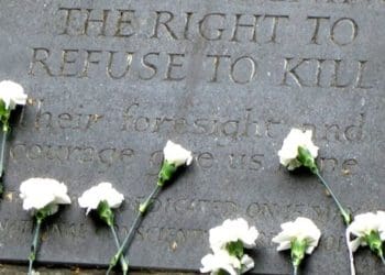 Conscientious objector plaque Israel