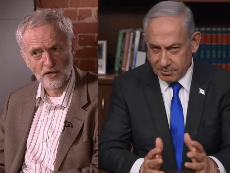 Corbyn and Netanyahu Israel Rafah