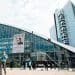 Greenpeace France activists unfurl a giant portrait of Patrick Pouyanné, CEO of the TotalEnergies with a word "Wanted" at the heart of La Défense, in France, near the headquarters of the French oil and gas company, where the annual general meeting (AGM) of shareholders is taking place.