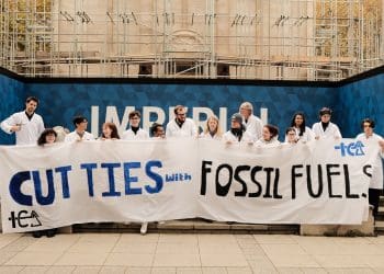 Imperial College London protest over fossil fuel investments