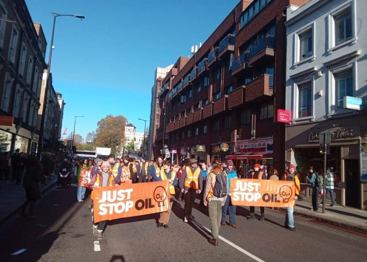 Just Stop Oil march