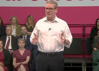 Keir Starmer launching Labour six pledges disabled people