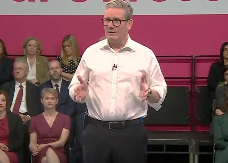 Keir Starmer launching Labour six pledges disabled people
