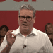 Keir Starmer announcing Labour's six pledges Great British Energy