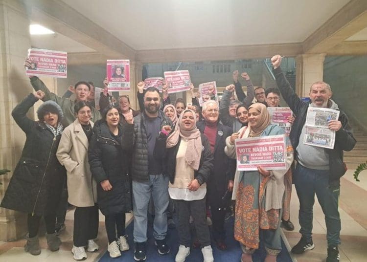 TUSC candidates celebrating local election results