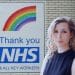 Thank you NHS sign and Dr Julia Grace Patterson