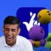 Rishi Sunak laughing National Lottery