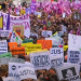Protest on violence against women VAWG EU