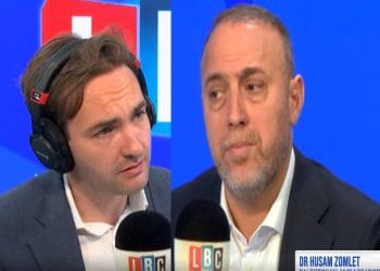 Husam Zomlot and Lewis Goodall LBC Israel