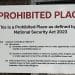 arms factories prohibited place