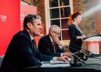 Starmer and Corbyn Labour general election