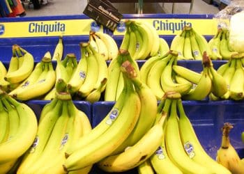 Chiquita bananas in a shop Colombia