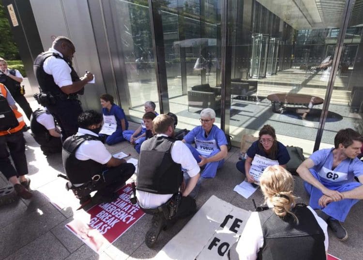 JP Morgan protest