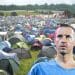 Glastonbury tents Chris Martin Coldplay