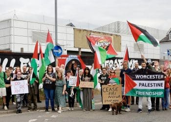 Worcester Heroes for Palestine art Israel mural