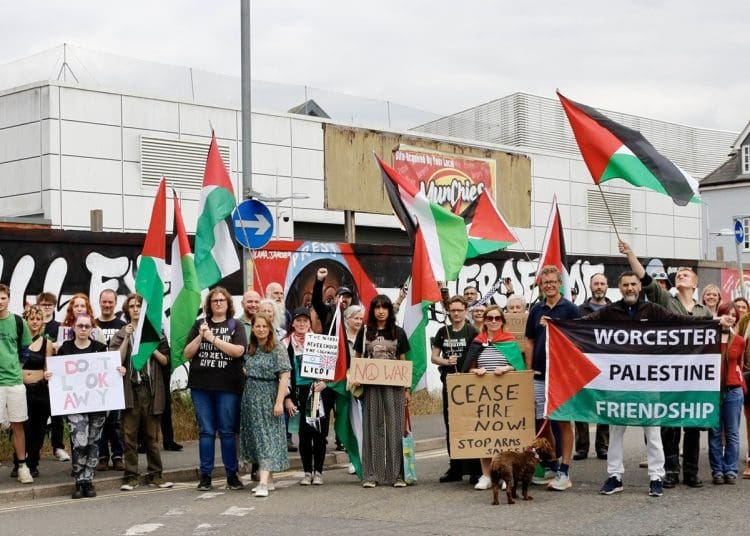 Worcester Heroes for Palestine art Israel mural