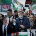 Palestine march Protest Labour