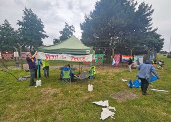 Lakenheath nuclear weapons protest