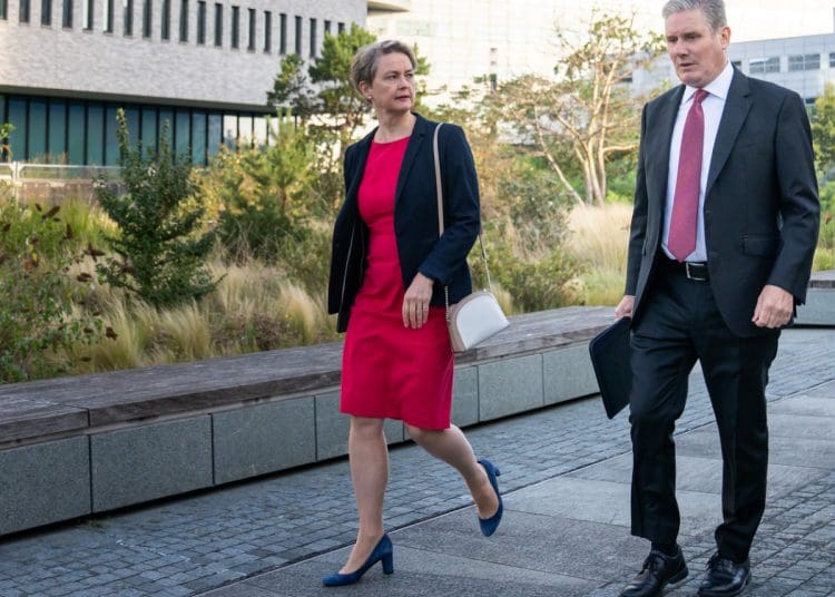 Yvette Cooper and Keir Starmer Labour immigration