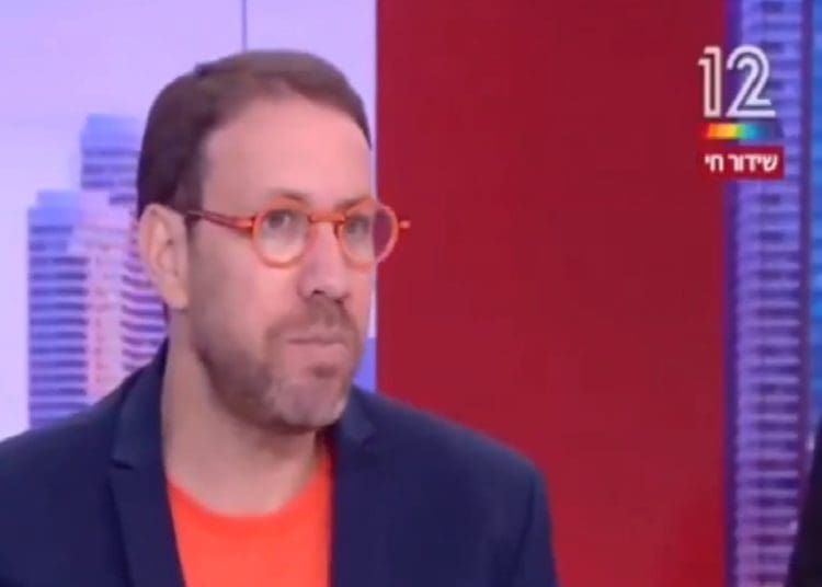 Yehuda Schlesinger channel 12 Israel