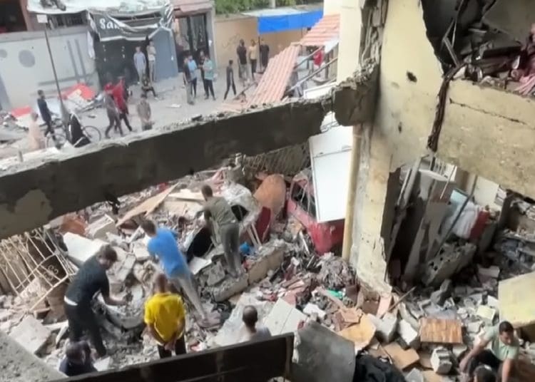 Israel bombed school Gaza