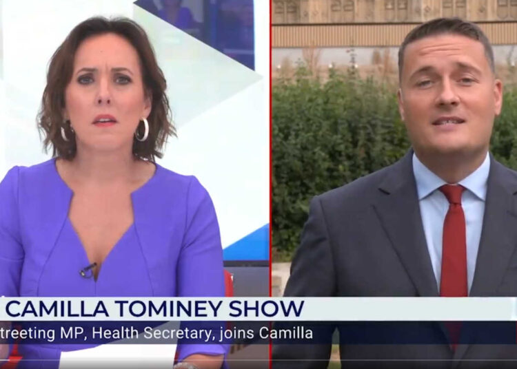 GB News Streeting NHS