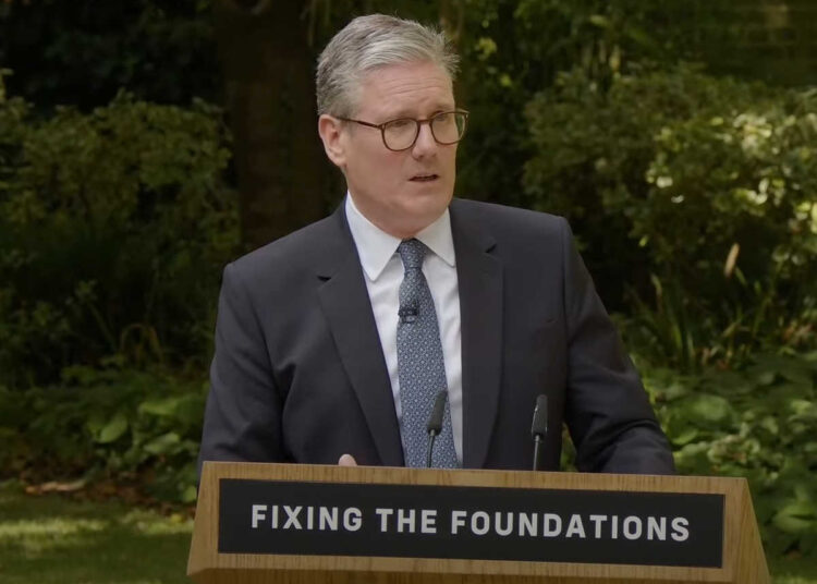 Starmer looking shocked Labour