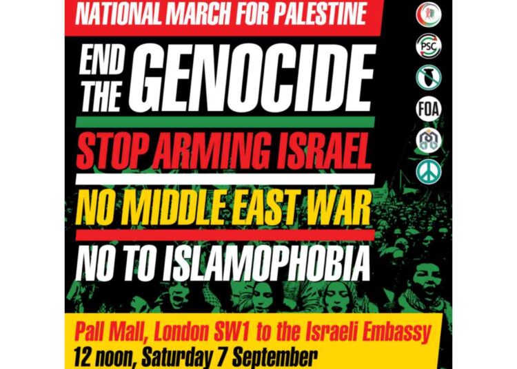 Palestine march Met Police