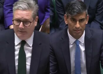 Starmer and Sunak at PMQs
