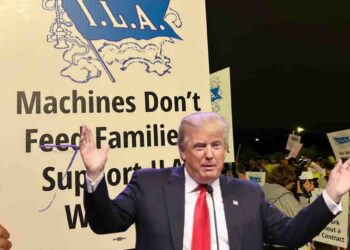ILA strike Trump