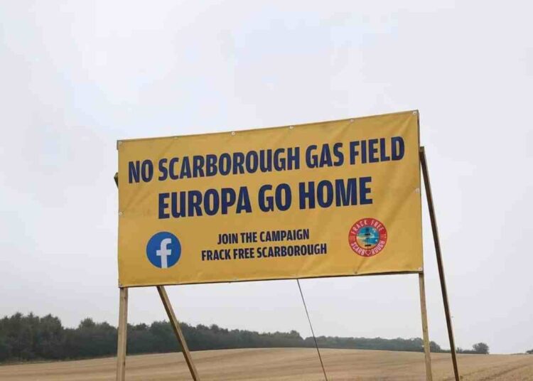 Europa Scarborough fracking